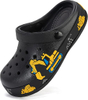 Kids Clogs Boys Girls Garden Shoes Unisex-Child Cartoon Slide Sandals with Pivoting Heel Straps