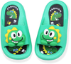  Little Kids Slides Sandals Unicorn Shark Bunny Beach Pool Shower Slides Anti-Skid Home Bath Slippers Cute Summer Outdoor Shoes for Girls and Boys