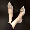 Wedding hi Autumn Patent Leather Concise Women's Shoes Pointed Toe Sandal Office High Heels Pumps Sexy Party 