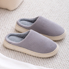Winter Home Plush Bedroom Slippers For Women Couples Non Slip House Shoes Unisex Men Indoor 