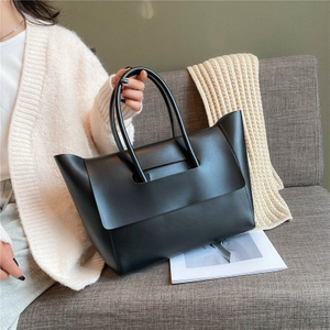 solid color Tote Bag durable Women's Large Capacity Shoulder Bags Female Beach Handbag Casual Travel Shopping 