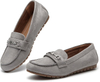 Women's Wide Loafers Shoes Cute Dressy Shoes Ladies Comfort Slip Ons Work Shoes