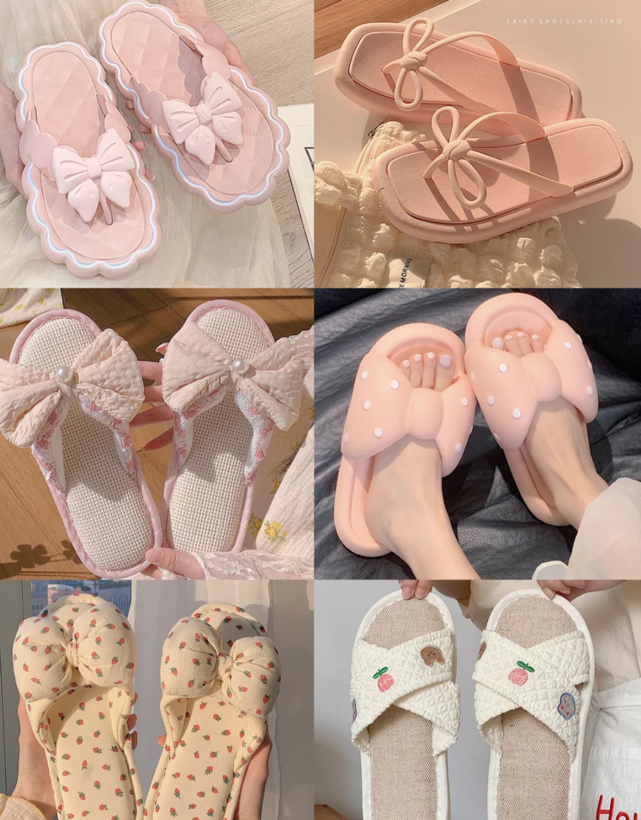 New Summer Fashion Designer Women Flat Flip Flops Double Chain Sandal Slippers Women Comfort Outdoor Beach Opened Toe Shoes Pearl Wholesale Designer Fashion Women Slide Slip On Open Toe Ladies Beach Outdoor Summer Flat Slippers pink cute Bow Shoes