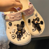 3D Shoe Charms Cute Frog Astronaut Shoe Decoration Kawaii Bees Garden clogs Sandal Accessories Kids Gift