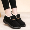 Womens Loafers Chunky plush Heel Loafers Shoes Comfort Slip On Women Vintage House Shoes Indoor Outdoor Memory Foam Ladies Loafers Warm 