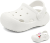 Toddler Classic Clogs Skin-Friendly Comfy Lightweight 丨Boys Girls Slip On Water Shoes
