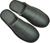 Leather Slippers Men's Women's Leather Room Shoes Natural Cowhide Luxury Solid Color Unisex