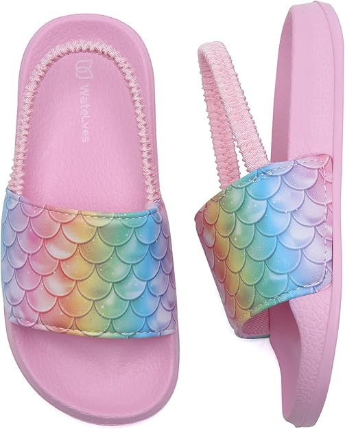 Toddler Boys Girls Slides Sandals for Swim Beach Kids Water Shoes Casual Summer Slippers