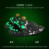 Luminous Christmas Shark Slippers Slides Items Men Women Pumpkin Halloween Sandals Female 