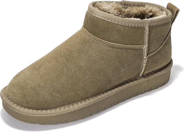 Project Cloud Leather Ankle Boots for Women - Water Resistant with Memory Foam Insole Winter Boots for Women - Trending Shoes & Comfortable Women's Ankle Boots (Hippy)