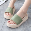  fashion all-in-one high-heeled mid-heel slippers women wear thick soles network red ins Korean non-slip sandals women