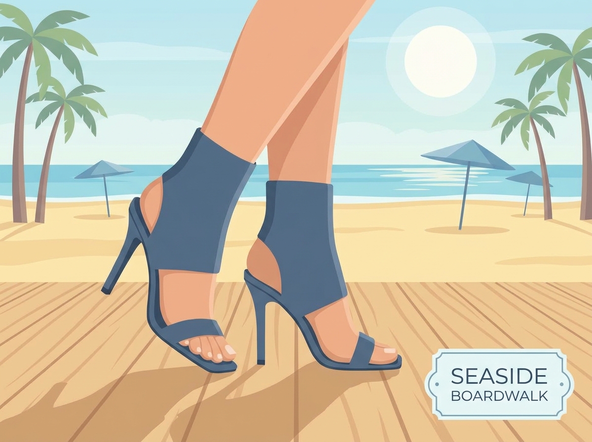Beautiful outdoor beach scenery with gentle waves and clear skies